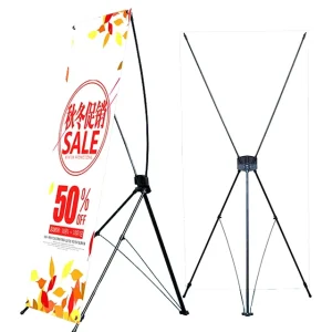 Custom Printed X Banner Stand with Adjustable Aluminum Frame