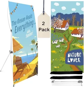 Custom Printed X Stand Banner Portable Durable Event Display Stand High Quality