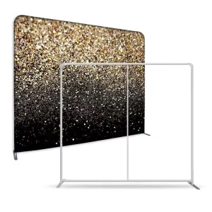 Custom Printing Anti-Wrinkle Tension Fabric Trade Show Backdrop Pop-Up Banner Stand for Exhibition Display