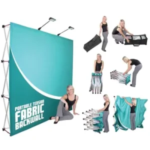 Custom Printing Manufacturer Pop-Up Fabric Display Banner Stand Wall