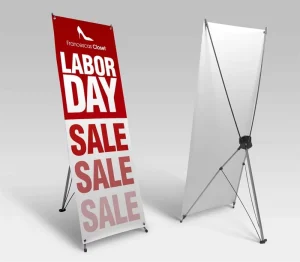 Custom Printing Portable X Stand Banner and Roll-Up Banner