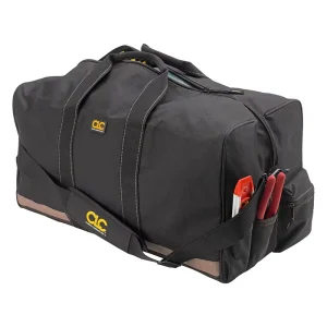 Custom Professional 1111 24 in All Purpose Construction Gear Bag with 7 Outside Pockets Tools Tote Organizer Storage