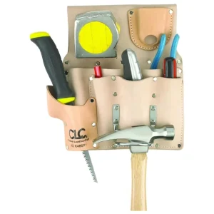 Custom Professional DW 109 K485R1 Standard Drywaller’s Tool Pouch Chrome-Tanned Heavy Duty 7 Pocket