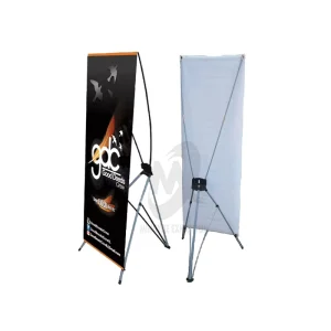 Custom Quick-Assembly Pop-Up X Banner Stand with Custom Graphics