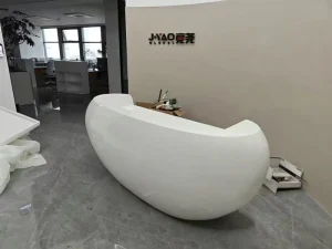 Custom Reception Desk and Small Checkout Counter for Hospital or Office