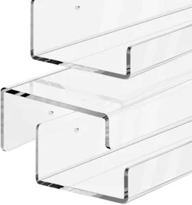 Custom Recyclable Acrylic Desktop Storage and Display Stand with Polished Edges