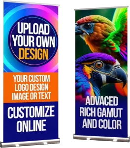 Custom Retractable Pop-Up Roll-Up Banner Stand