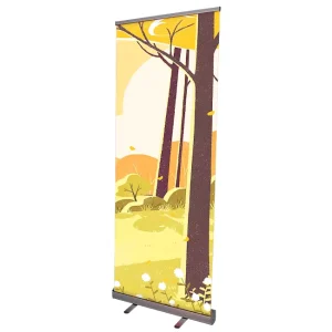 Custom Retractable Pull up Display Stand 80/100/120cm Width Roll up Banner Base System