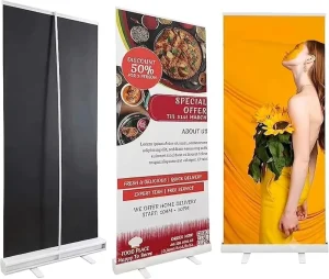Custom Retractable Roll-Up Banner Display Stand