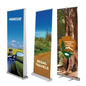 Custom Retractable Roll-Up Banner Stand Digital Printing