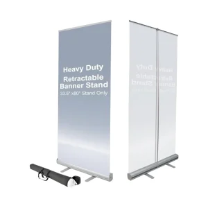 Custom Roll-Up Banner Stand with Padded Canvas Bag