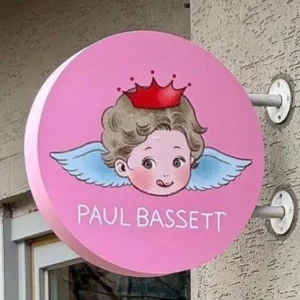 Custom Rotating LED Light Box Sign Aluminum Frame 3D Light Sign