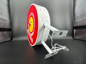 Custom Rotating Round LED Acrylic Advertising Light Box, Outdoor Shop Sign