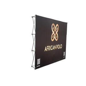 Custom Show Backdrop Booth Display Stand Banner Pop-Up Frame Tension Fabric Display Stand