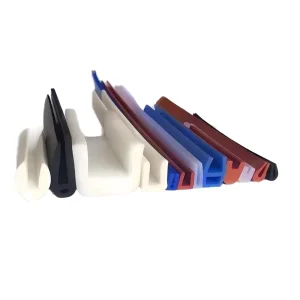 Custom Silicone Extrusion Rubber Sealing Strip Moulding Transparent U shaped Anti collision Strip Customization Epdm Seal KVE
