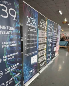 Custom Single-Sided Kakemono Aluminum Retractable Roll Up Banner Stand