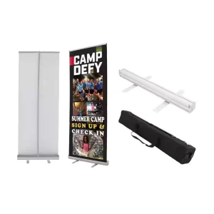 Custom Size Digital Printing Large Base Roll-Up Banner Stand for Event Display