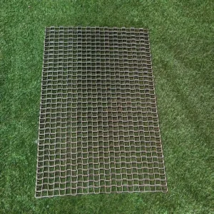 Custom Size Flexible Steel Mesh Doormat Rust-Resistant Heavy-Duty Entrance Mat