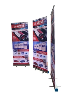 Custom Size Foldable Telescopic Roll Up Banner with Aluminum Stand