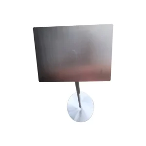 Custom Size Logo 304 Stainless Steel Signage Mirror Polish Brushed Finish for Cafe Restaurant Hotel Wedding Direction Durable