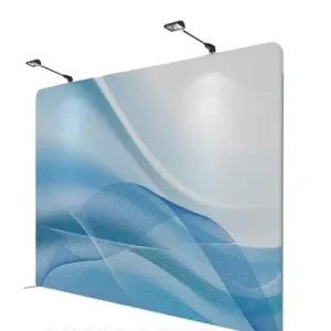 Custom Size Portable Fabric Pop-Up Trade Show Display Stand Exhibition Wall Banner