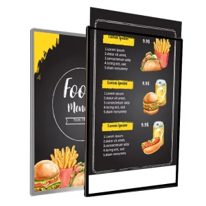 Custom Slim Aluminum Frame LED Light Box Photo Acrylic Display Hanging Waterproof Advertising Light Poster