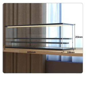 Custom Stackable Transparent Acrylic Toy and Figure Display Case with LED Light
