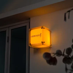 Custom Store Wall-Mounted Acrylic Light Box Signs DIY Assembly