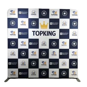 Custom Tension Fabric Display Stand 8×8 8×10 8x20ft for Booths Retail and Promotions Backdrop Fabric