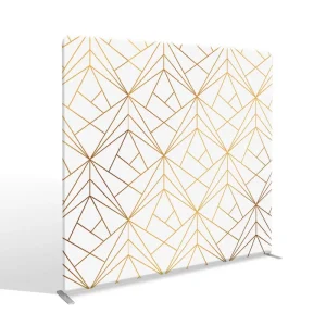 Custom Tension Fabric Photo Booth Backdrop Display Stand with Aluminum Frame and Pillowcase Backdrop