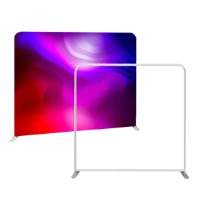 Custom Tension Fabric Tube Display Backdrop Stand