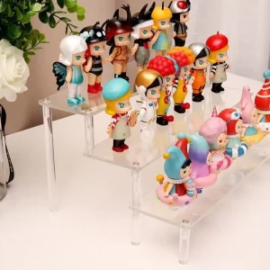 Custom Transparent Multi-Layer Acrylic Display Rack and Platform Storage