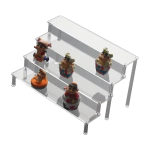 Custom Transparent Multi-Layer Acrylic Display Rack for Blind Box Collection
