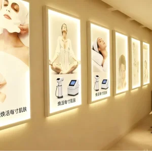 Custom Ultra-Slim LED Movie Poster Light Box, Aluminum Frame, Indoor Display