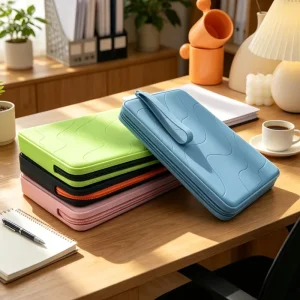 Custom Waterproof Silicone File Package Durable Portable Business Credit Card Holder