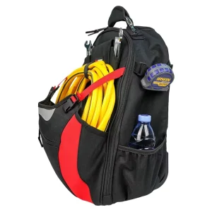 Custom Wheeled Rolling Tooling Multi Function Tool Bag with Trolley and Pocket Carpenter Welder Electrician Backpack Tool Bag