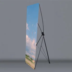 Custom X Frame Banner Stand Portable Retractable 60 X 160 cm Advertising X Banner Stand for Product Promotion and Display