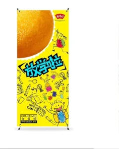 Custom X Frame Display Stand with Digital Printing for Promotion and Advertising