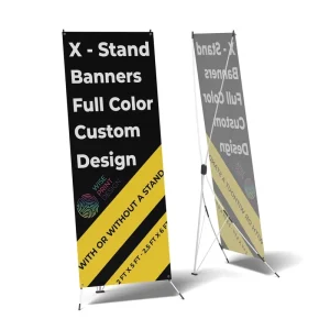 Custom X-Stand Display 80 x 180 cm Outdoor Advertising Banner Vinyl Digital Printing