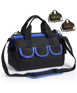 Customizable 12-Inch Portable Electrician Tool Bag Case