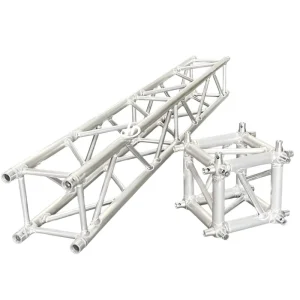 Customizable 290x290mm Aluminum Alloy Stage Lighting Truss System F34 Compatible in Silver Black Truss Displays Product Category