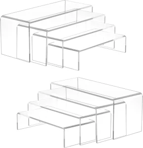 Customizable Acrylic Storage Rack in Multiple Sizes