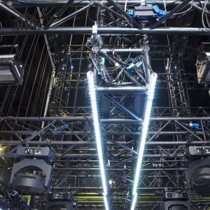 Customizable Aluminum Alloy Plywood Speaker Truss 1000kg Load Capacity Modular Lightweight Portable