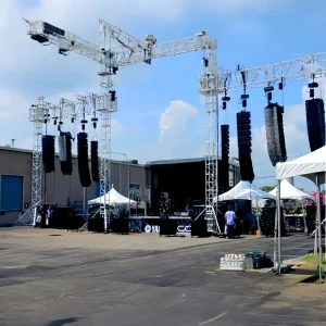 Customizable Aluminum Truss System for Stage Backdrop and LED Screen Display in Events