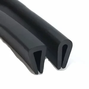 Customizable Black Durable EPDM Industrial U shaped Edge Banding Anti collision Cutting Service Door Window Glass Edging Strip