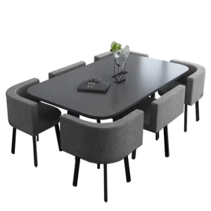 Customizable Color Nordic Restaurant Dining Table and Chair Set
