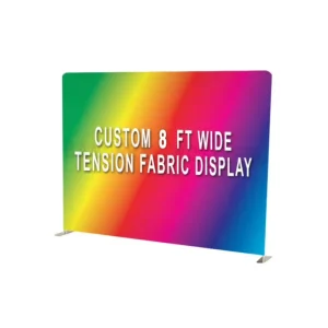 Customizable Heavy-Duty Aluminum Retractable Backdrop Stand Trade Show Advertising Display with Logo Exhibition Repeating Banner