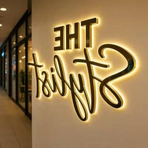 Customizable LED Logo Sign for Business