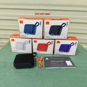 Customizable Logo Sports Built-in Battery 10W Subwoofer Stereo MusicBox Small Mini Portable Wireless BT5.3 Outdoor Speaker GO4