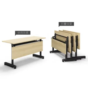 Customizable Modern Design Folding Metal Meeting Table Office Furniture for Conference Room Hotels Hospitals Training